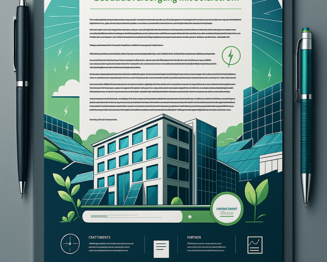 Muster-Vertrag zur gemeinschaftlichen Gebäudeversorgung mit Solarstrom